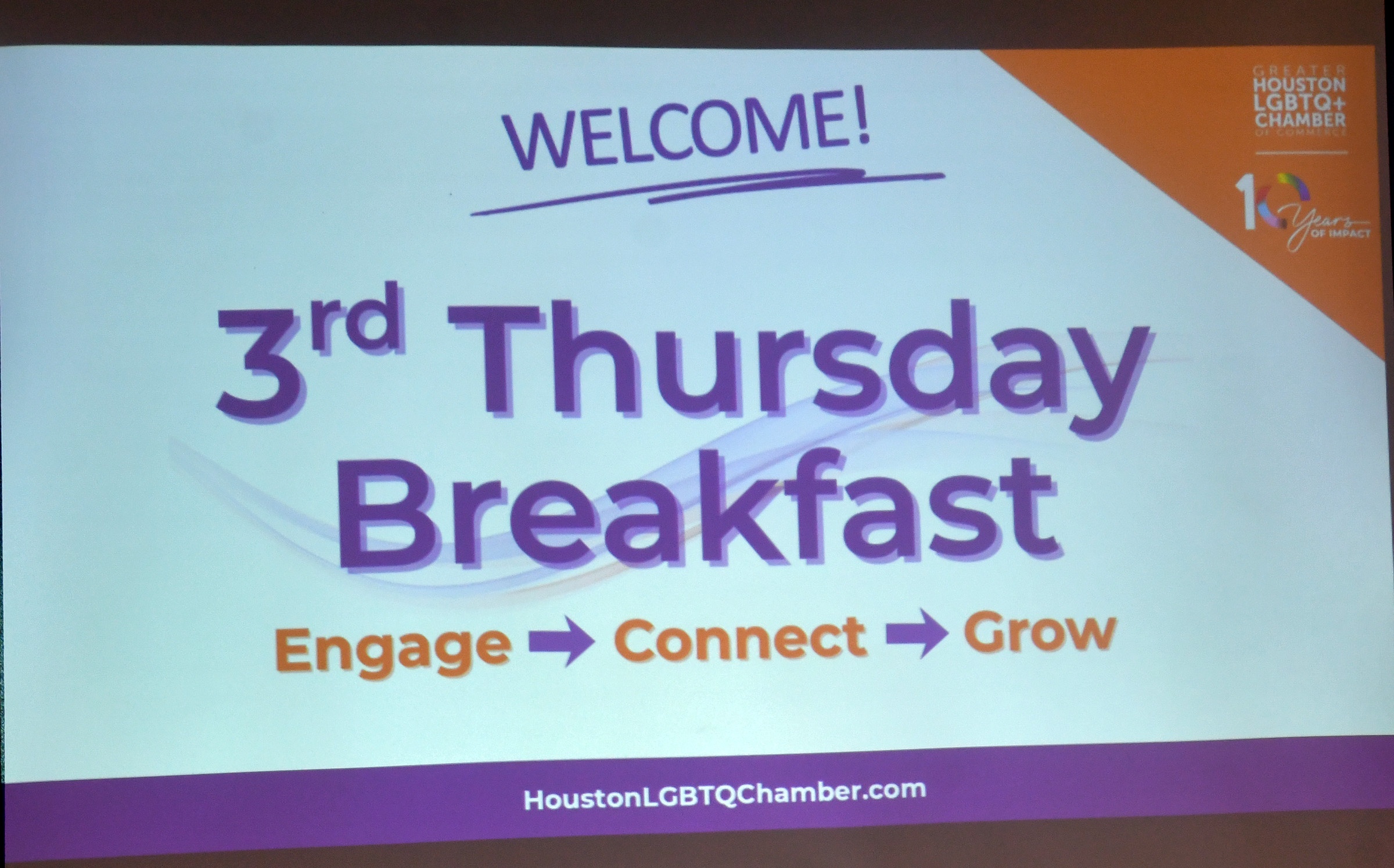 Greater Houston LGBTQ+ Chamber 3Rd Thursday Breakfast Community & Connections Pride Edition at Cadillac Bar & Grill